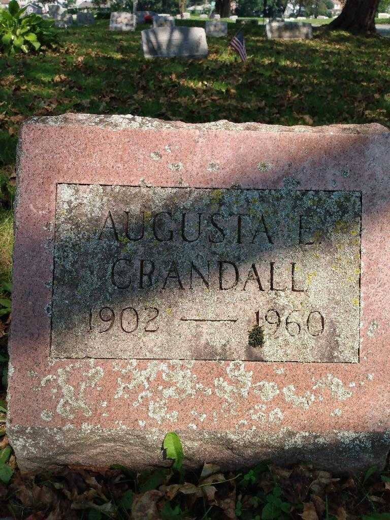 Augusta E. Crandall's grave. Photo 3
