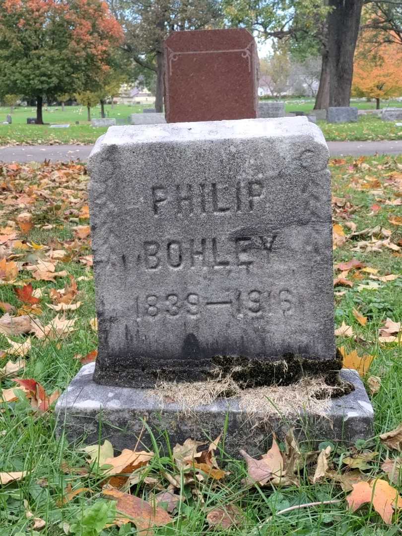 Philip Bohley's grave. Photo 3