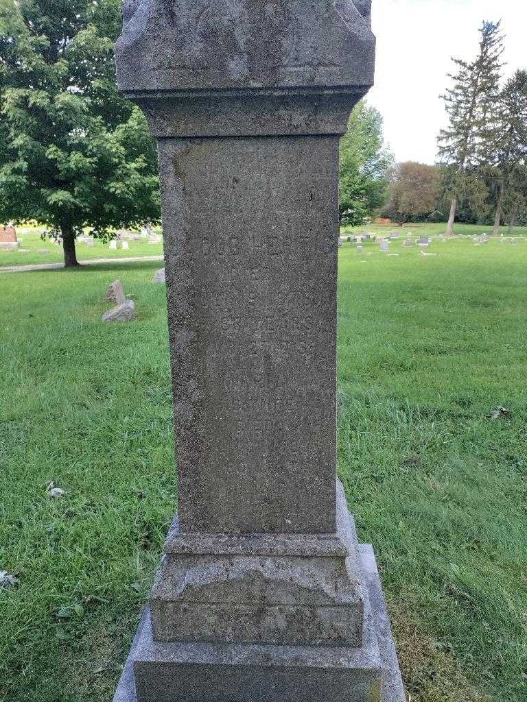 Jacob Hertig's grave. Photo 2