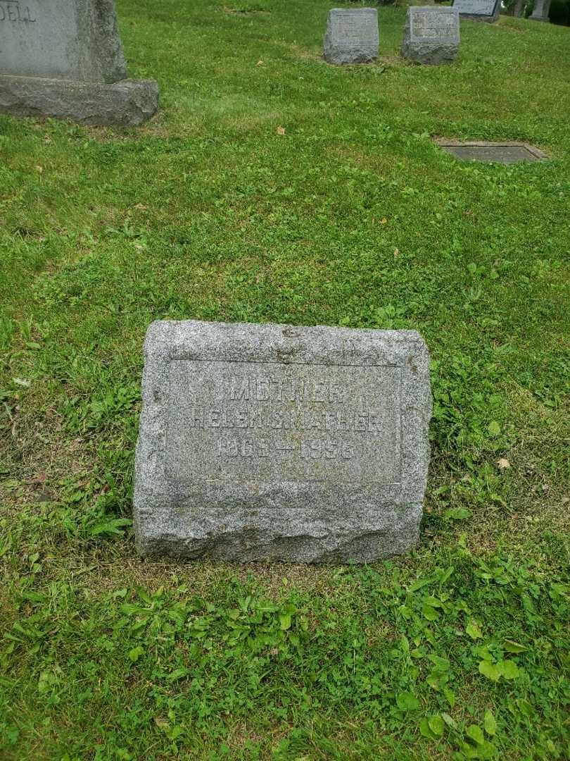 Helen Sybil Mather's grave. Photo 2