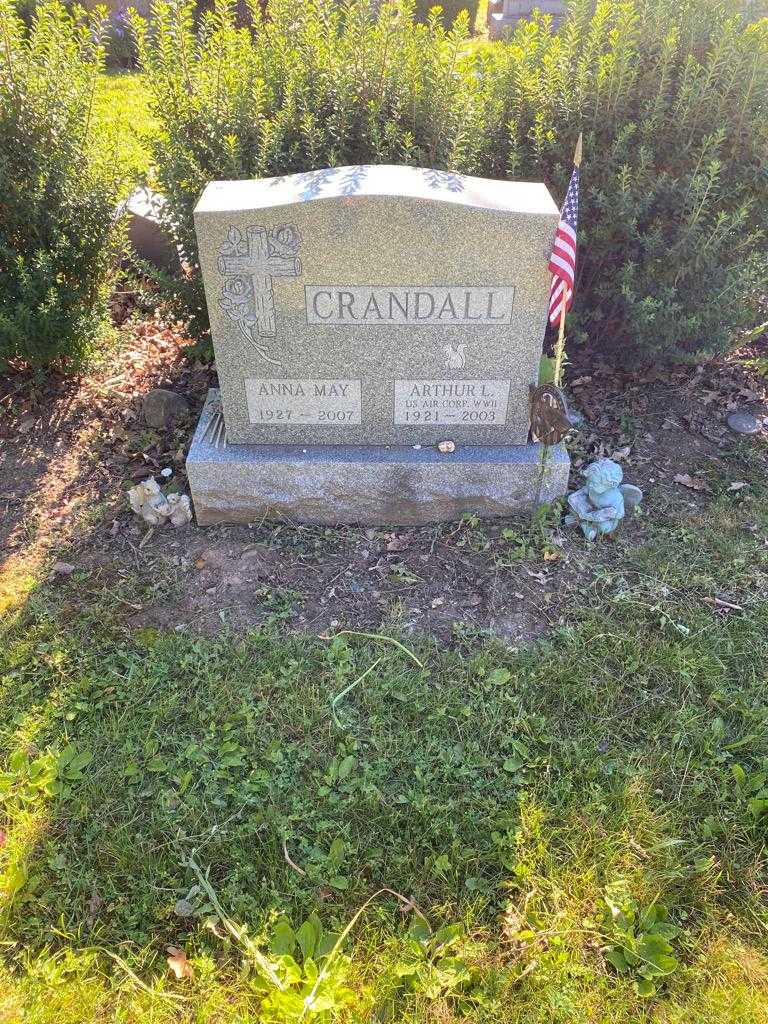 Arthur L. Crandall's grave. Photo 2