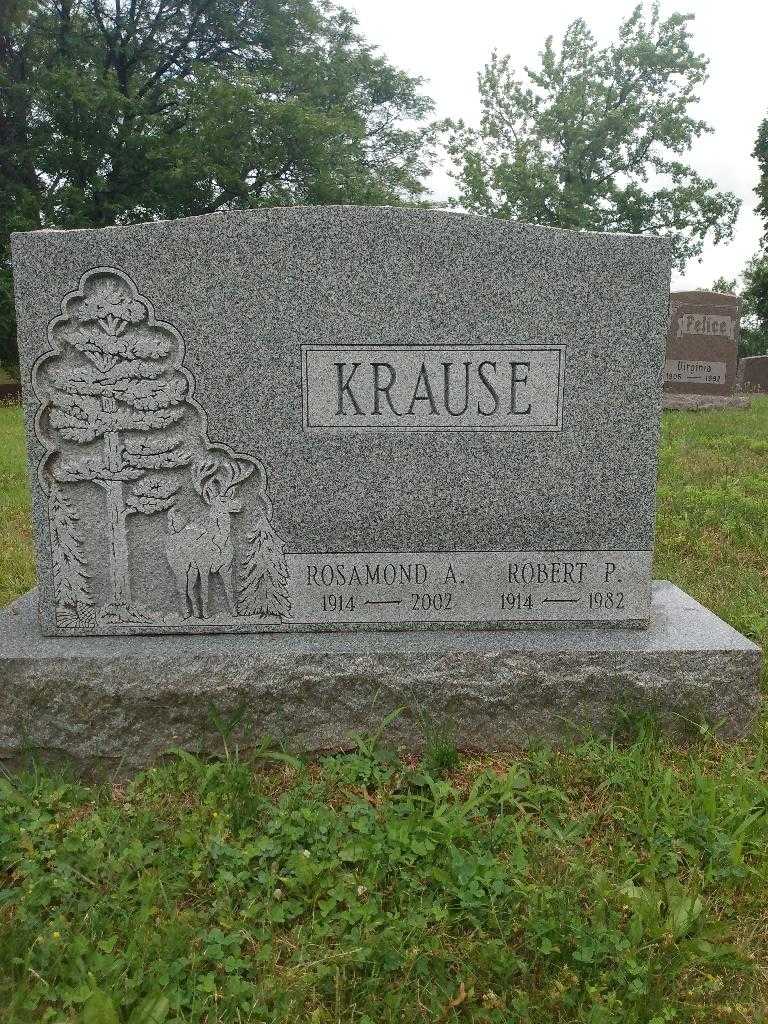 Rosamond A. Krause's grave. Photo 2