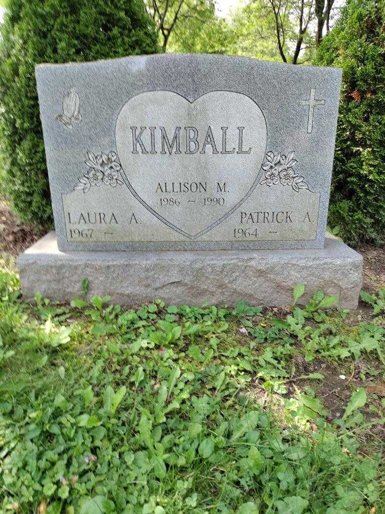 Allison M. Kimball's grave. Photo 2