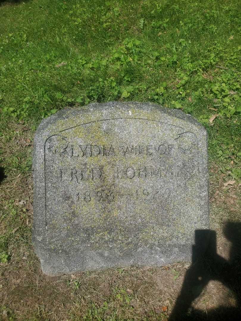 Lydia E. Lohman's grave. Photo 3