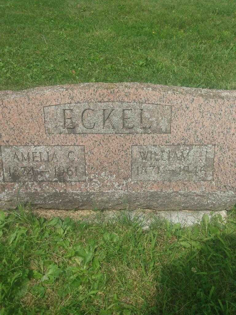 William H. Eckel's grave. Photo 3