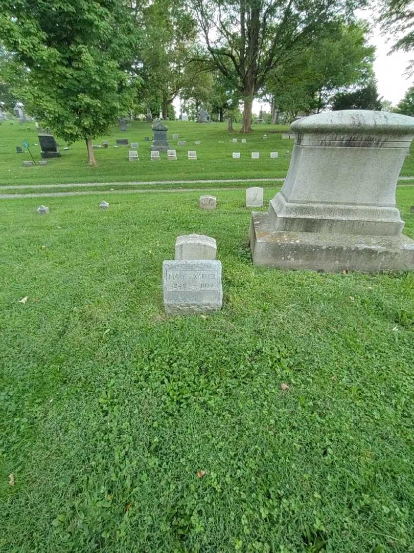 Mary E. Warner's grave. Photo 2