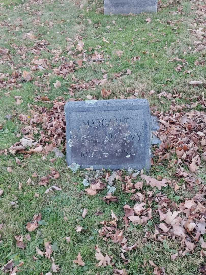 Margaret Sussmann Levy's grave. Photo 2
