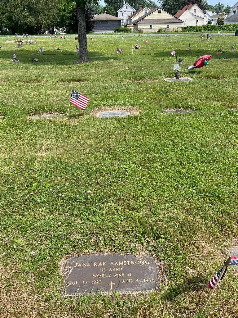 Jane Rae Armstrong's grave. Photo 2