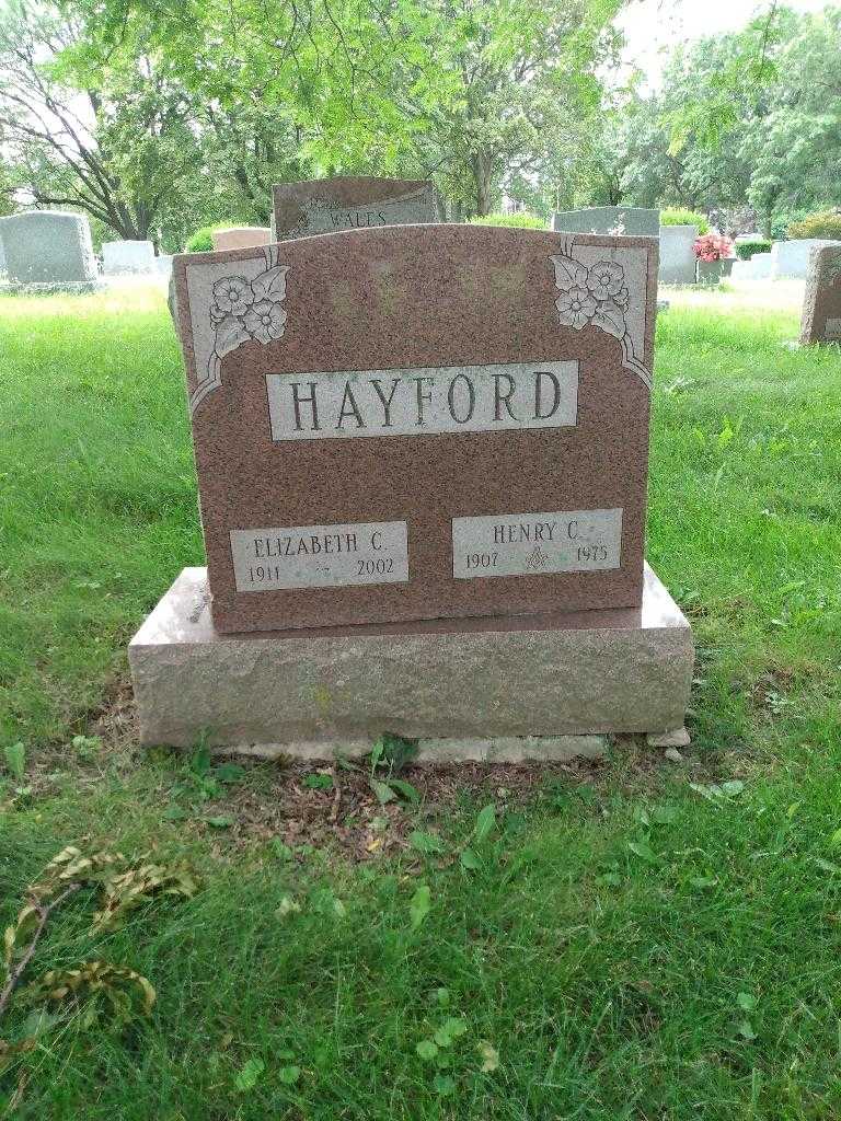 Henry C. Hayford's grave. Photo 1