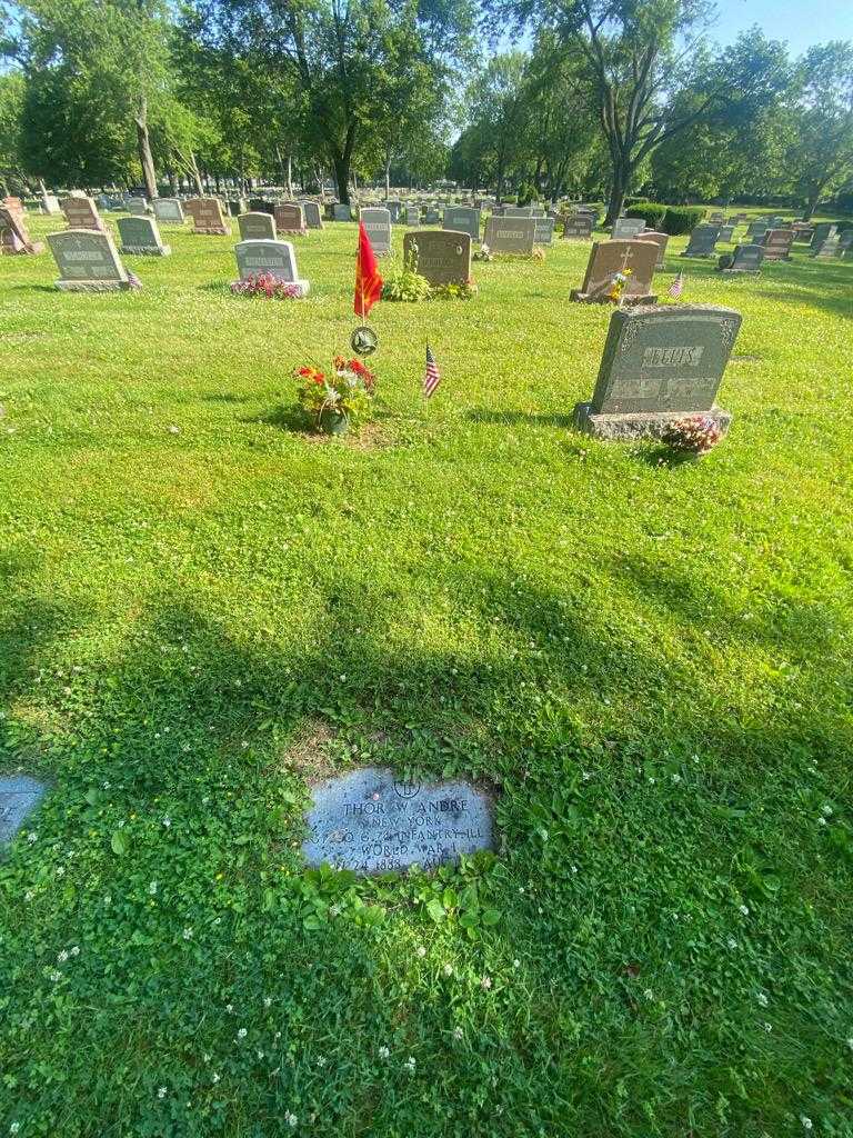 Thor W. Andre's grave. Photo 1