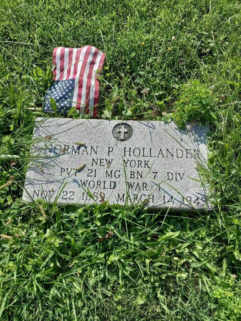 Norman P. Hollander's grave. Photo 4