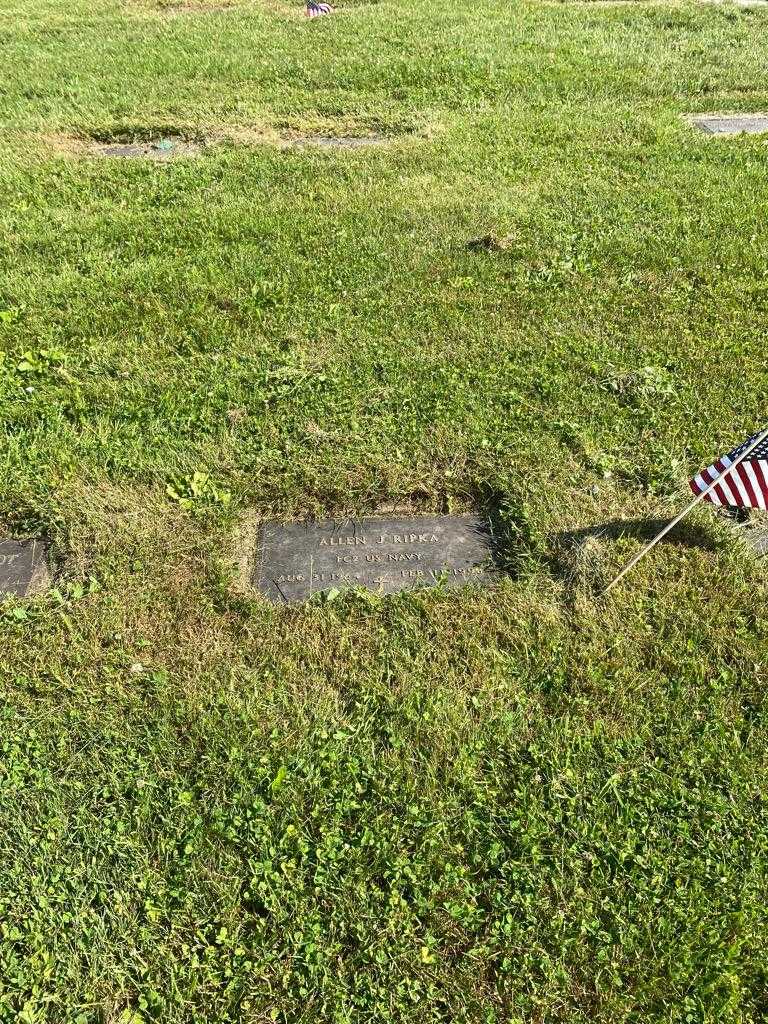 Allen J. Ripka's grave. Photo 2