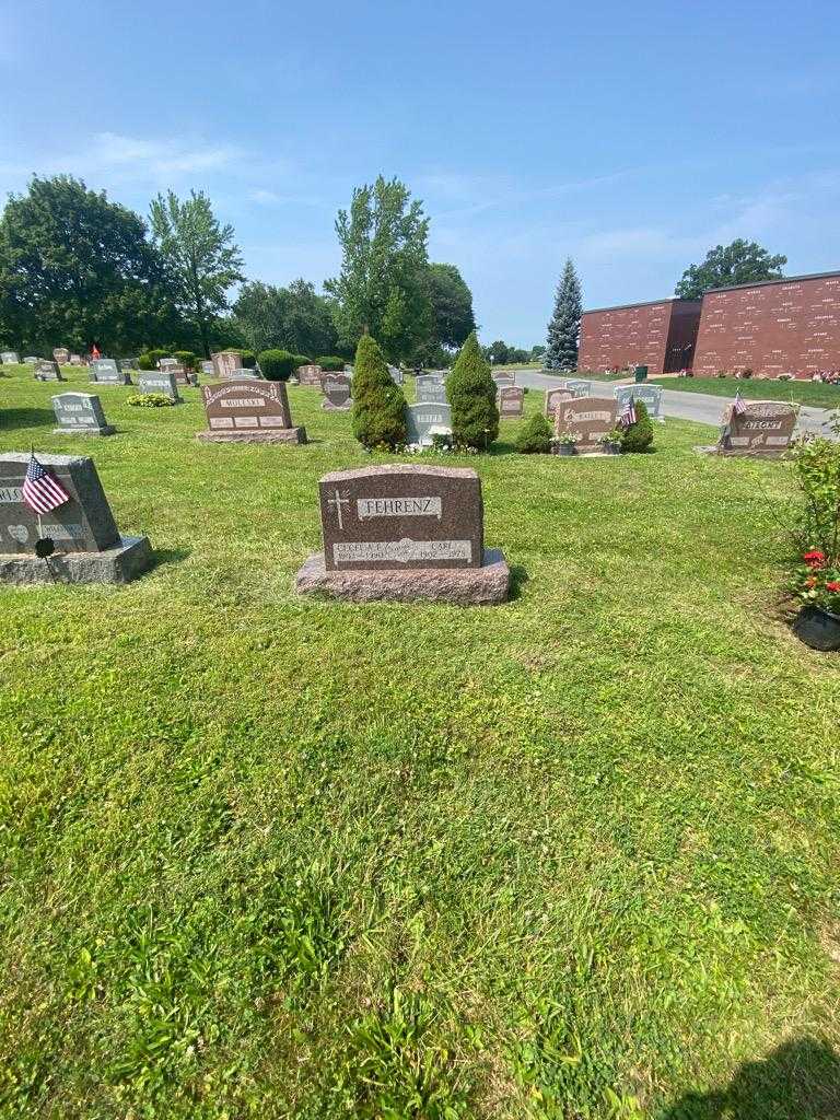 Cecelia E. Fehrenz's grave. Photo 1