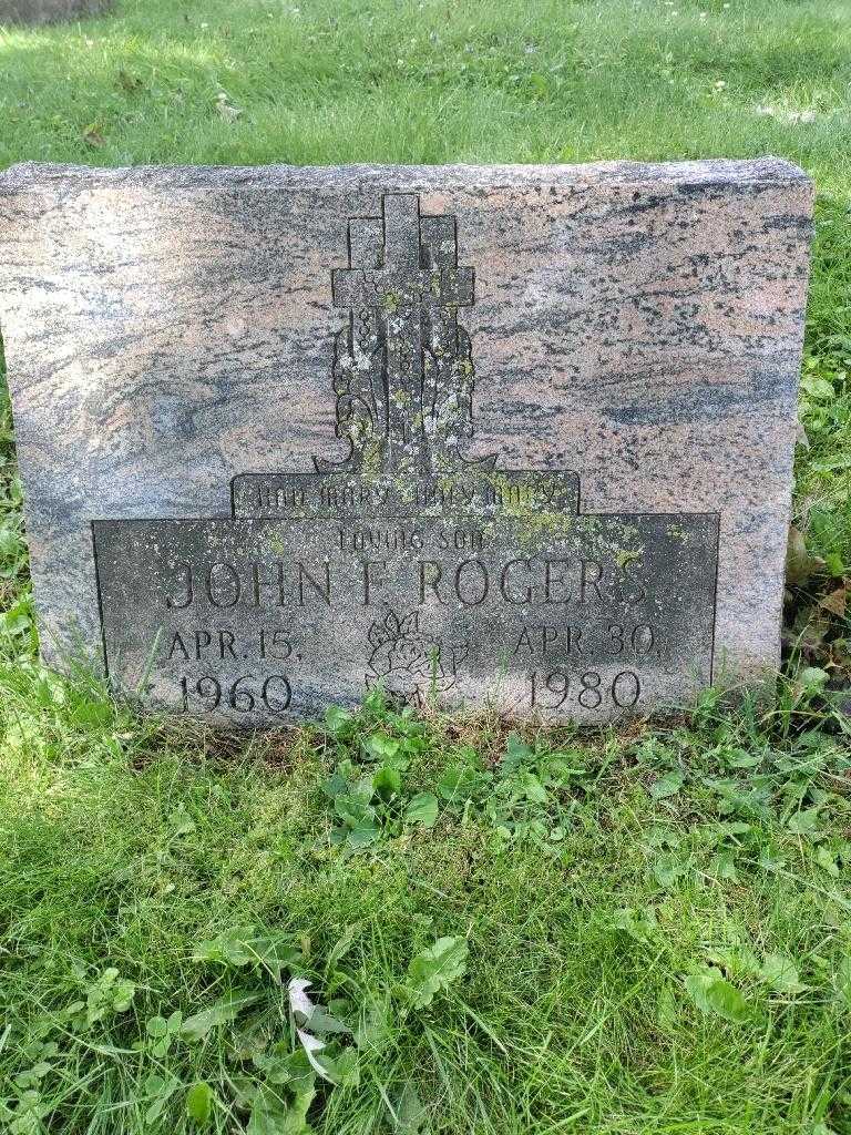 John F. Rogers's grave. Photo 2