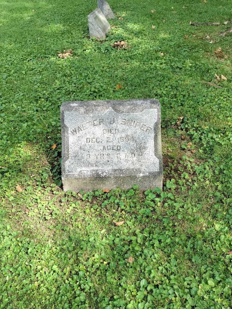 Walter J. Sniper's grave. Photo 2