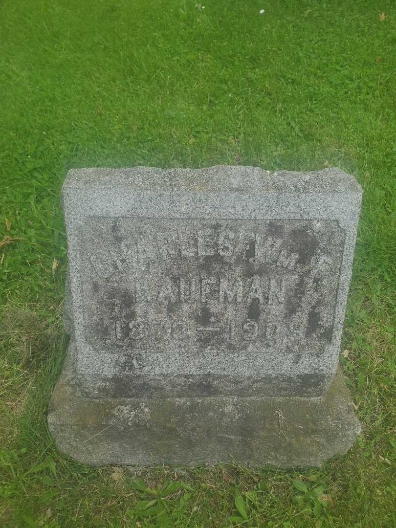 Charles Wm. F. Kaufman's grave. Photo 4