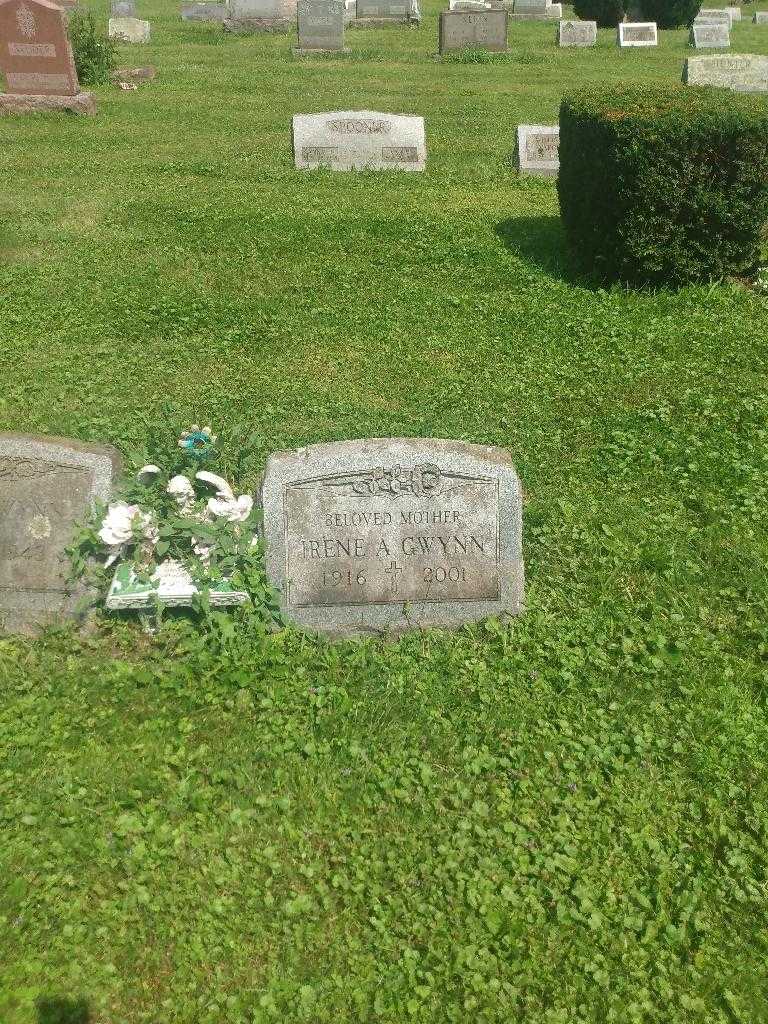 Irene A. Gwynn's grave. Photo 1