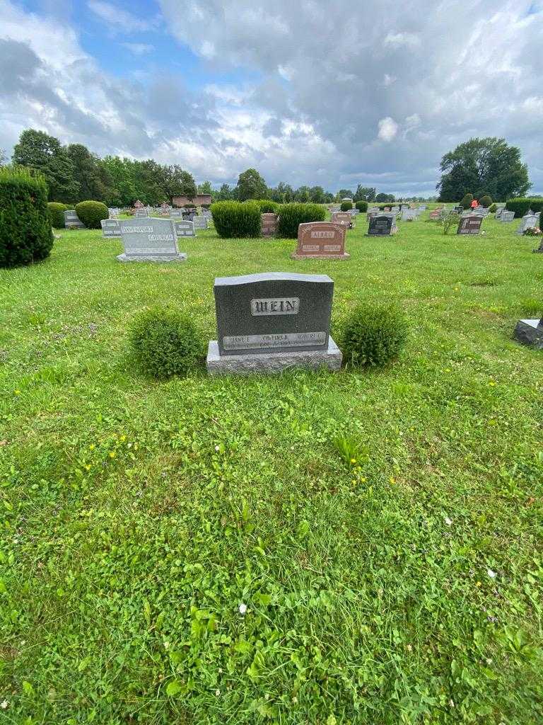 Jane E. Wein's grave. Photo 1