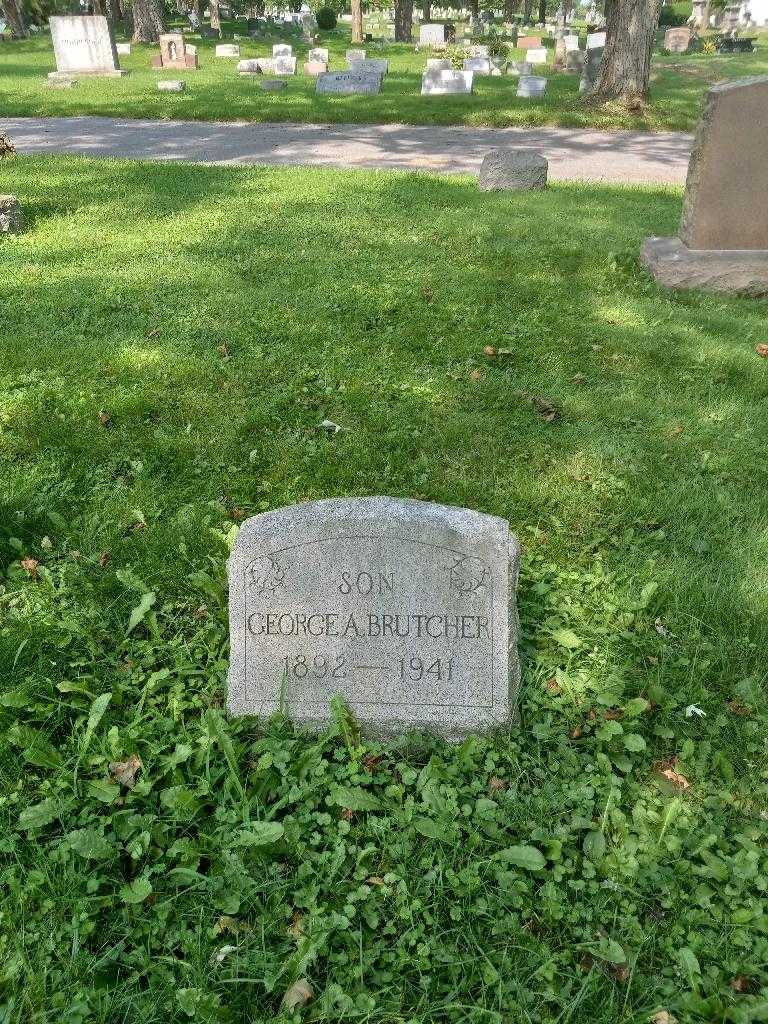 George A. Brutcher's grave. Photo 2