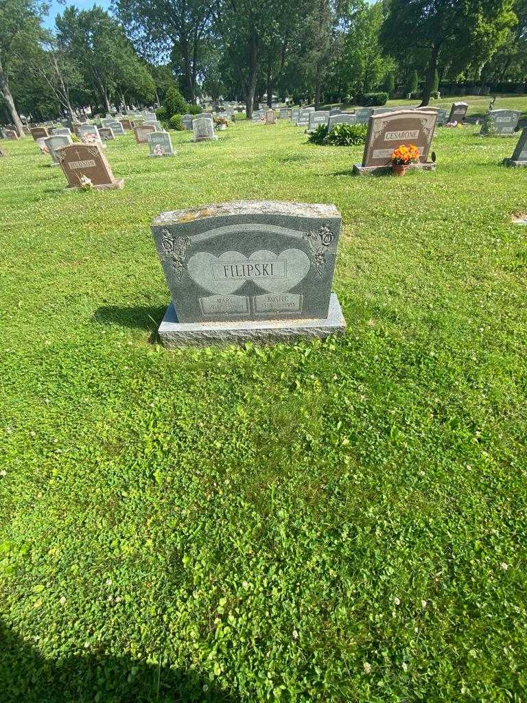 Kostec Filipski's grave. Photo 1