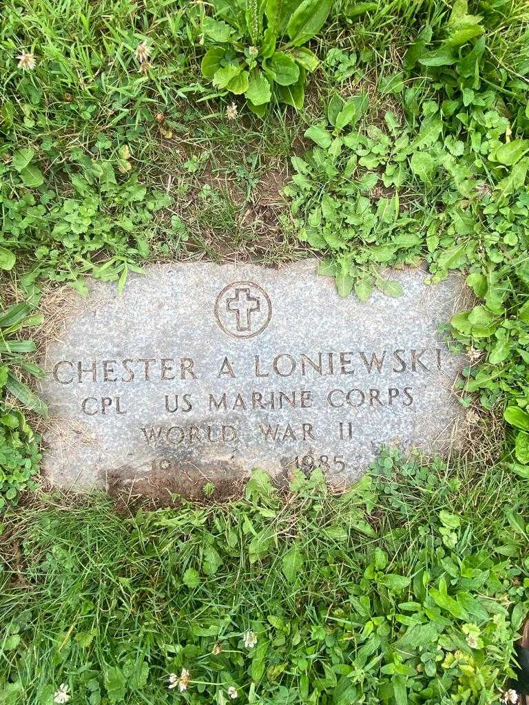 Chester A. Loniewski's grave. Photo 3