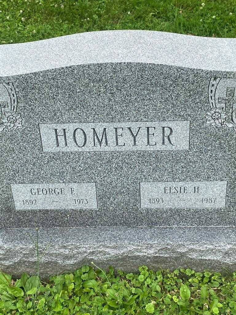 George E. Homeyer's grave. Photo 3