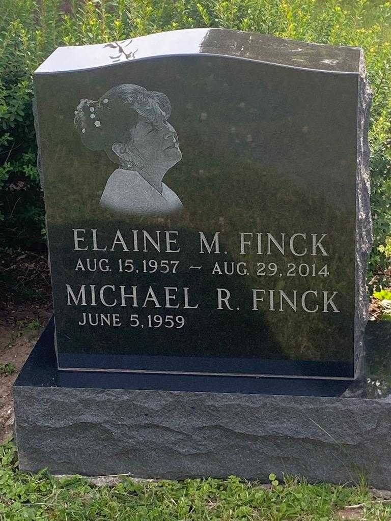Elaine M. Finck's grave. Photo 3
