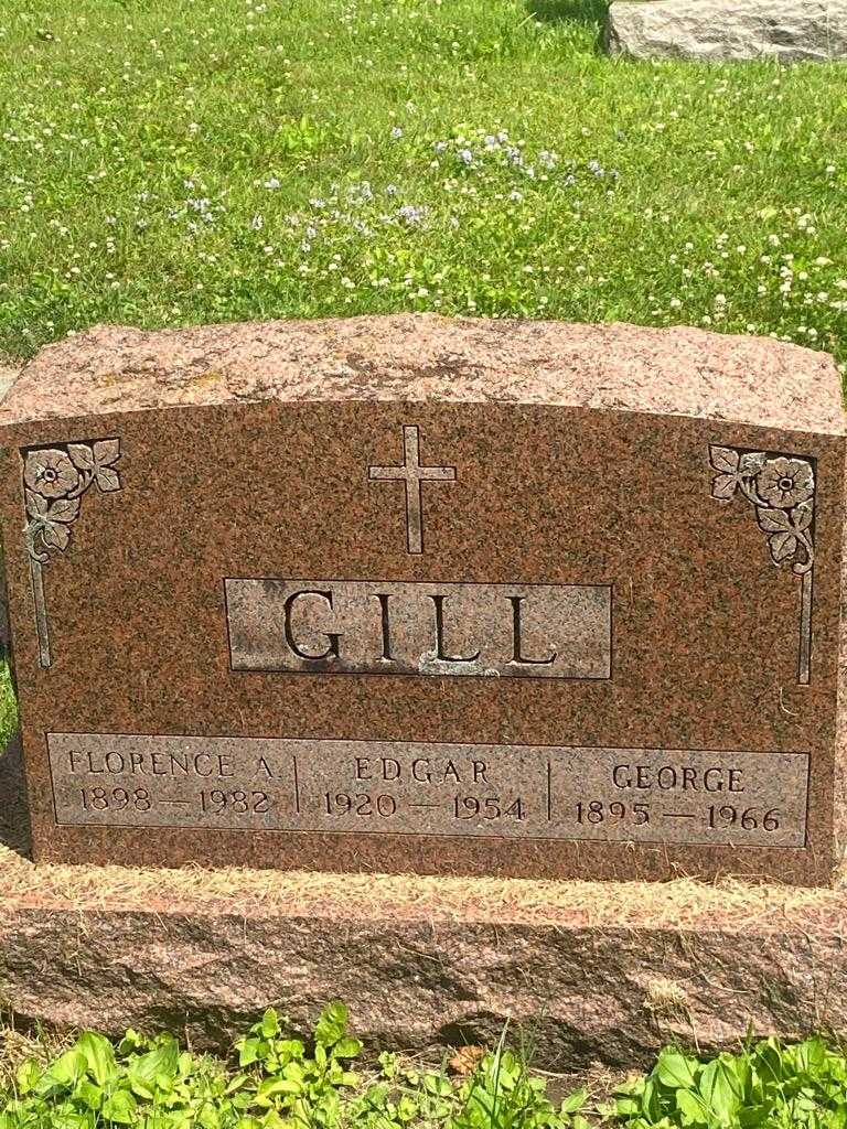 Florence A. Gill's grave. Photo 3