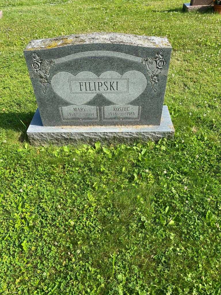 Kostec Filipski's grave. Photo 2