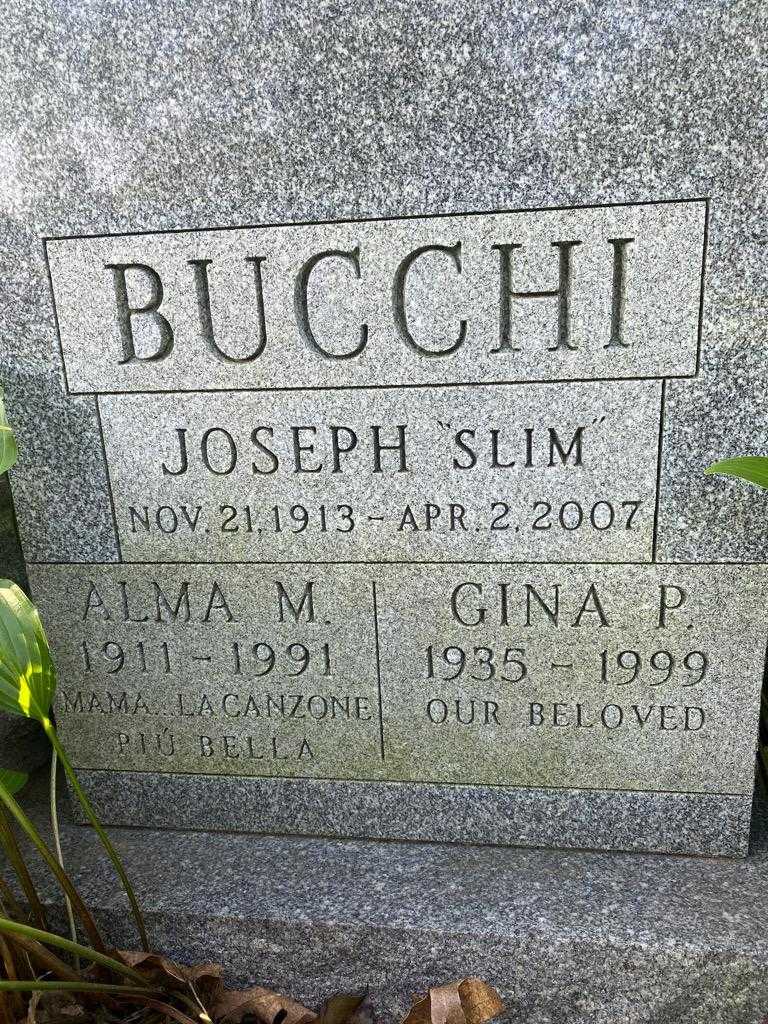 Joseph "Slim" Bucchi's grave. Photo 3