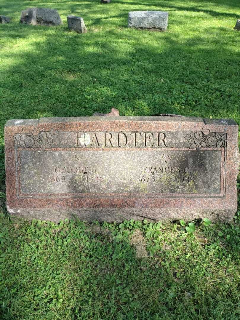 Frances C. Hardter's grave. Photo 3