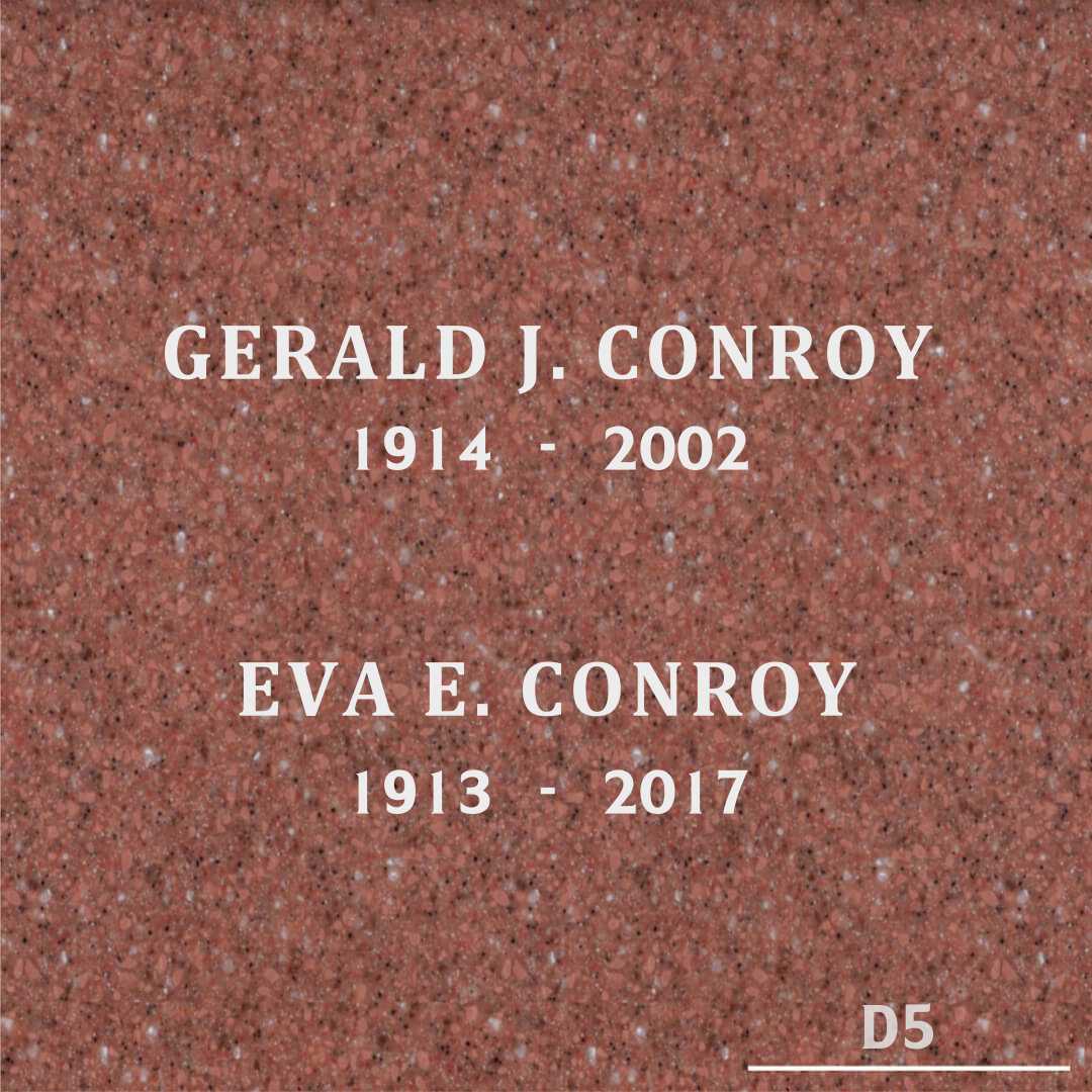 Gerald J. Conroy's grave