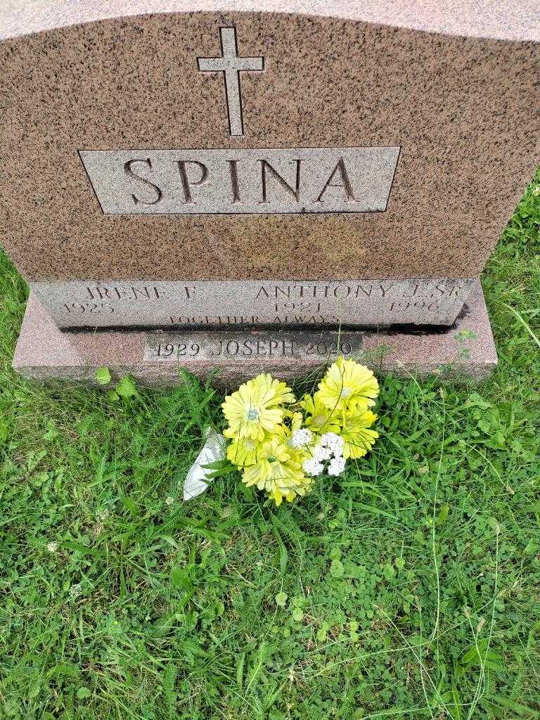 Anthony J. Spina Senior's grave. Photo 3