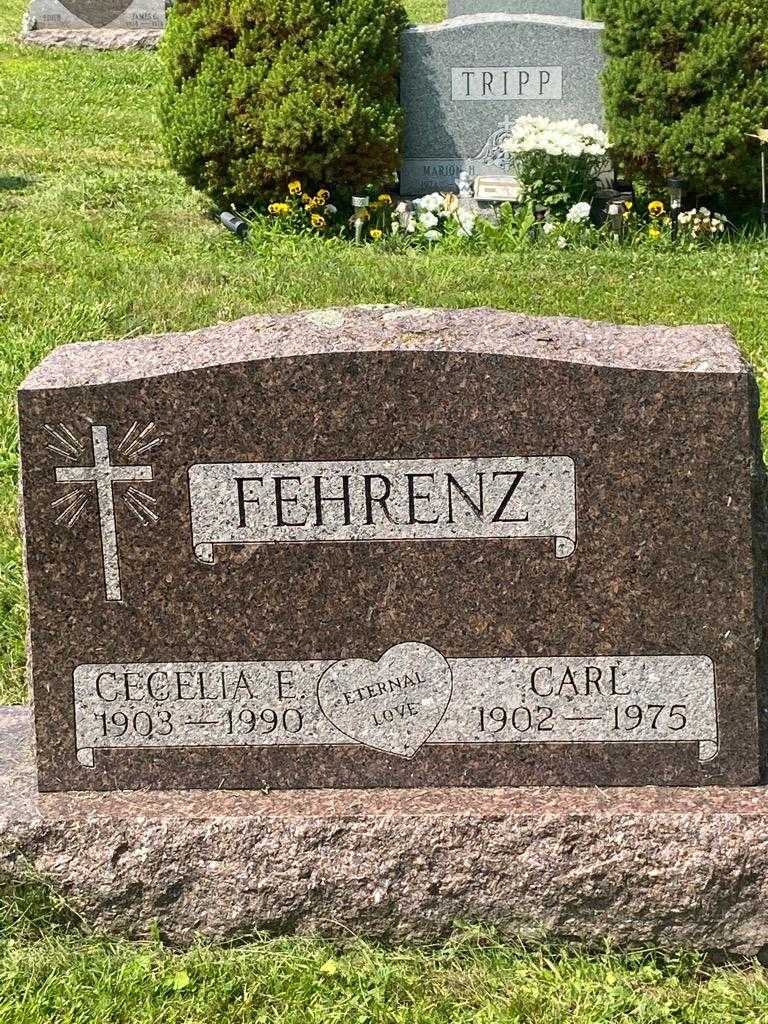 Cecelia E. Fehrenz's grave. Photo 3