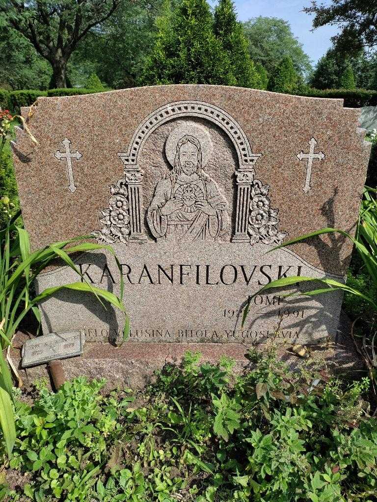 Tome Karanfilovski's grave. Photo 2