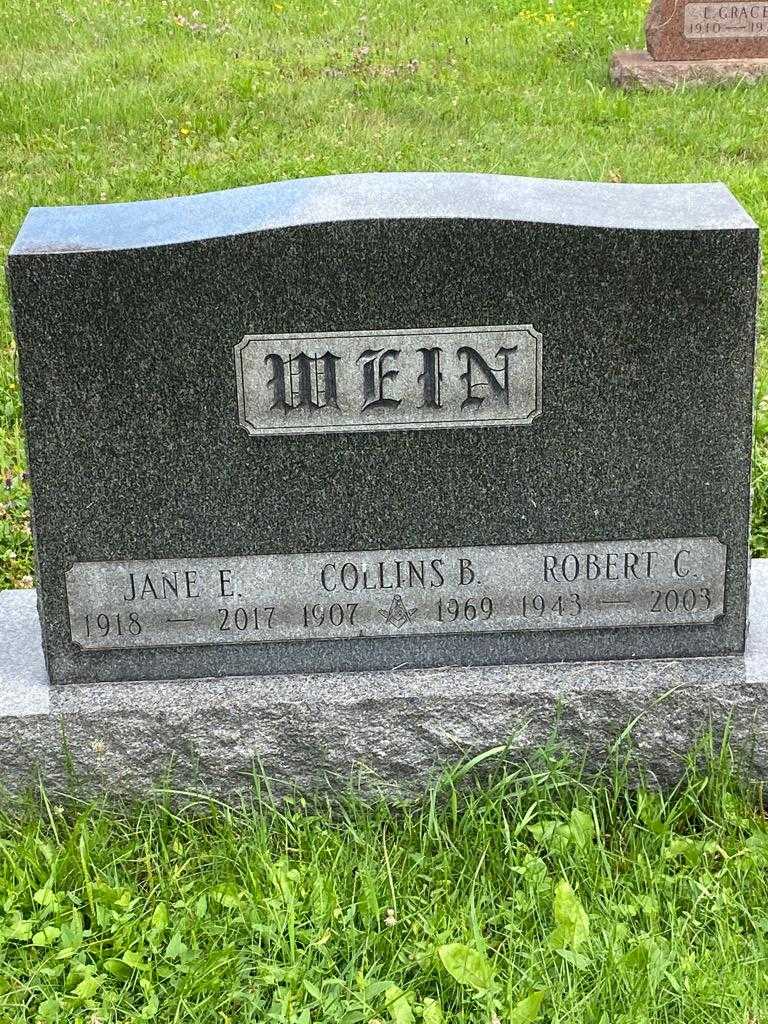 Jane E. Wein's grave. Photo 3