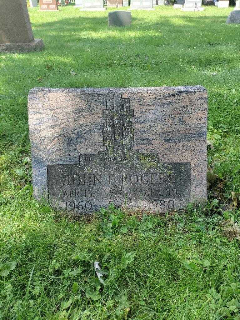 John F. Rogers's grave. Photo 3