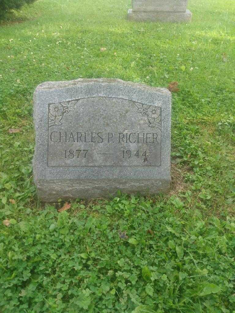 Charles P. Richer's grave. Photo 2