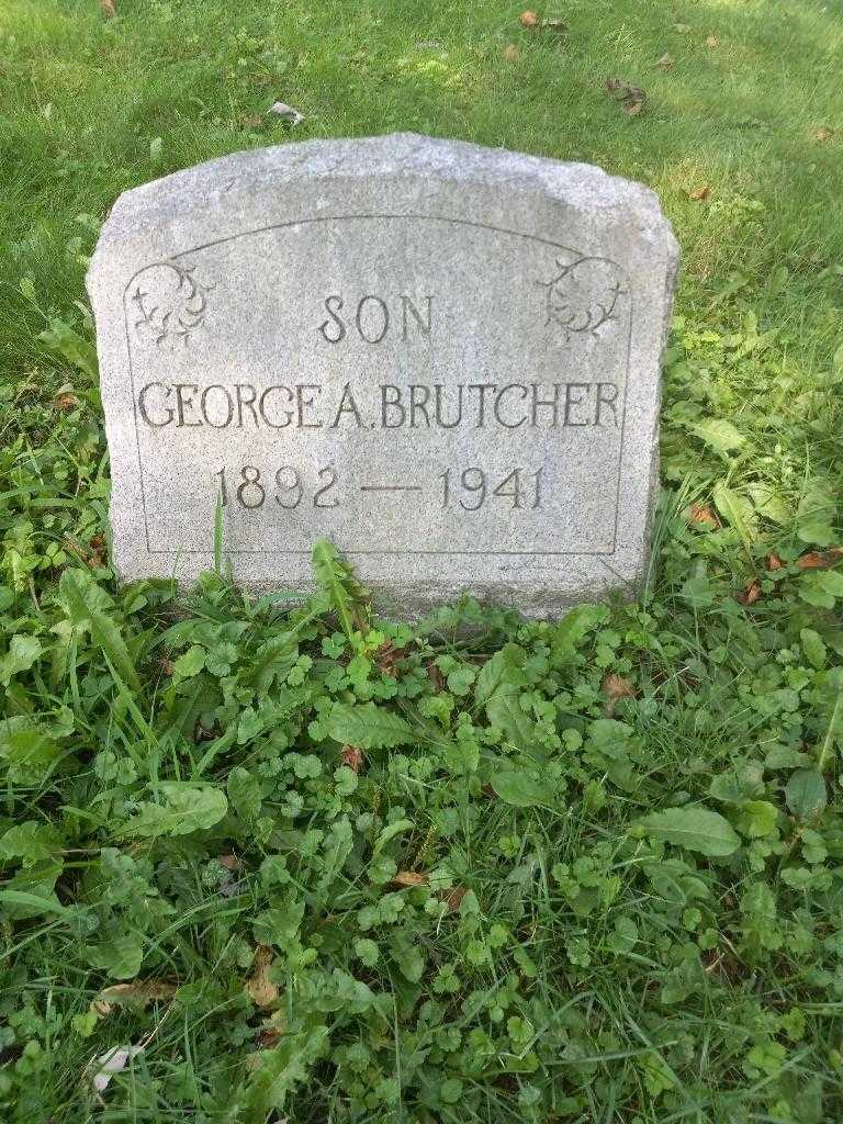 George A. Brutcher's grave. Photo 3