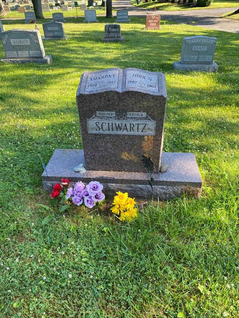 Amanda C. Schwartz's grave. Photo 2