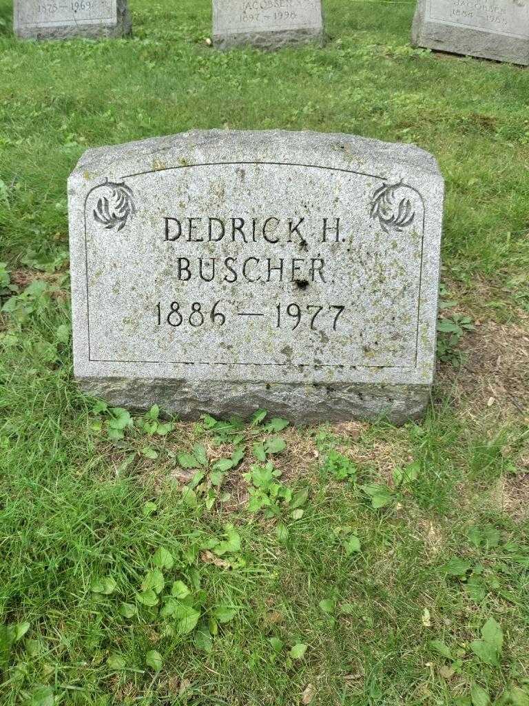 Dedrick H. Buscher's grave. Photo 2