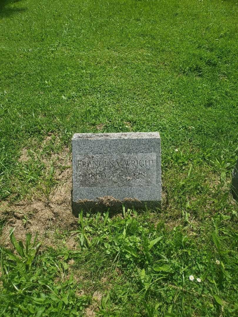 Frances Mary Wright's grave. Photo 3