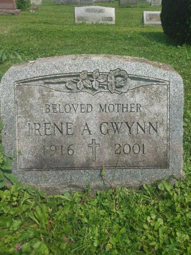 Irene A. Gwynn's grave. Photo 2