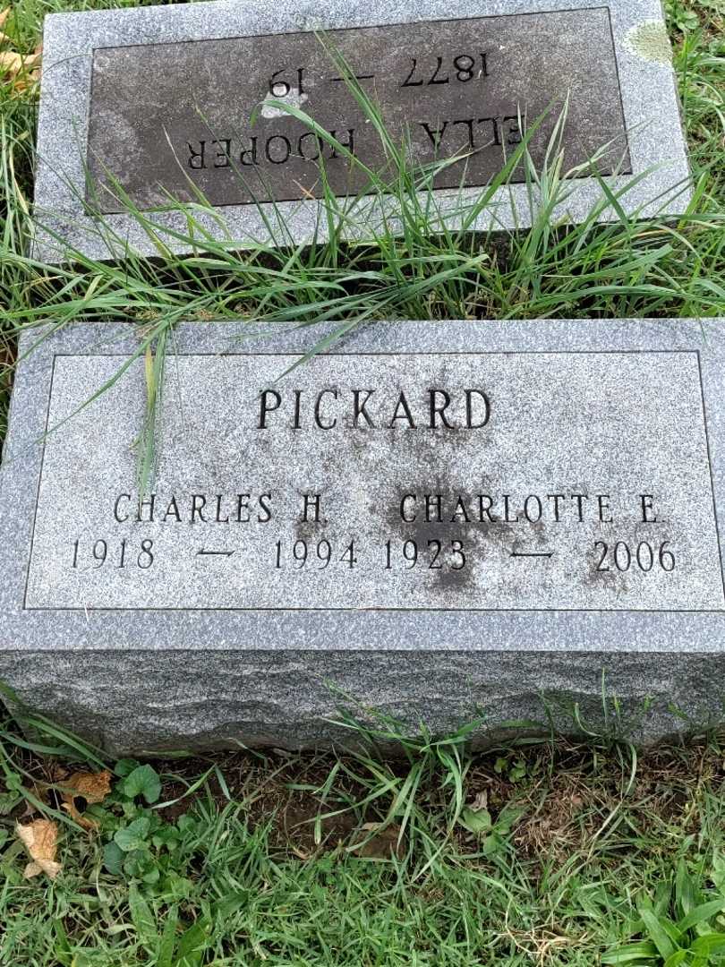 Charles H. Pickard's grave. Photo 3