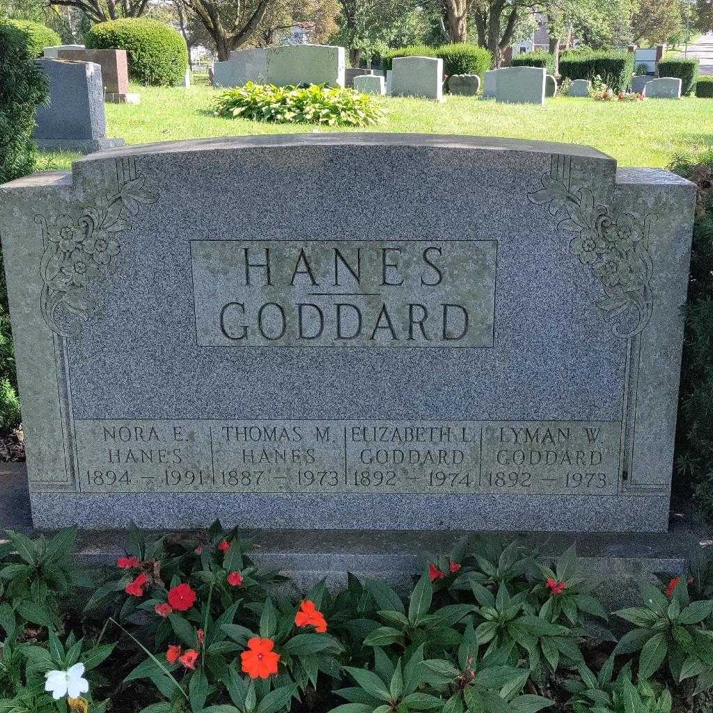 Nora E. Hanes's grave. Photo 3