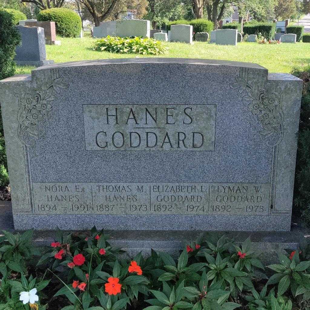 Nora E. Hanes's grave. Photo 2