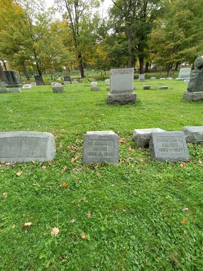 Benjamin J. Aikins's grave. Photo 1