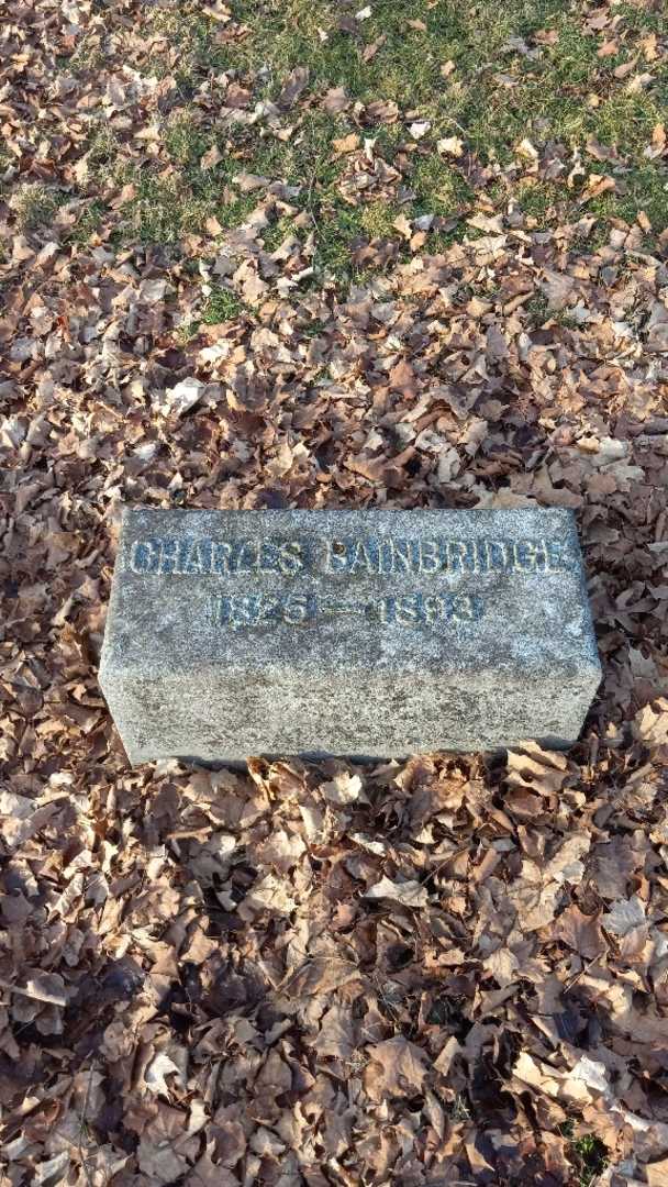 Charles Bainbridge's grave. Photo 2