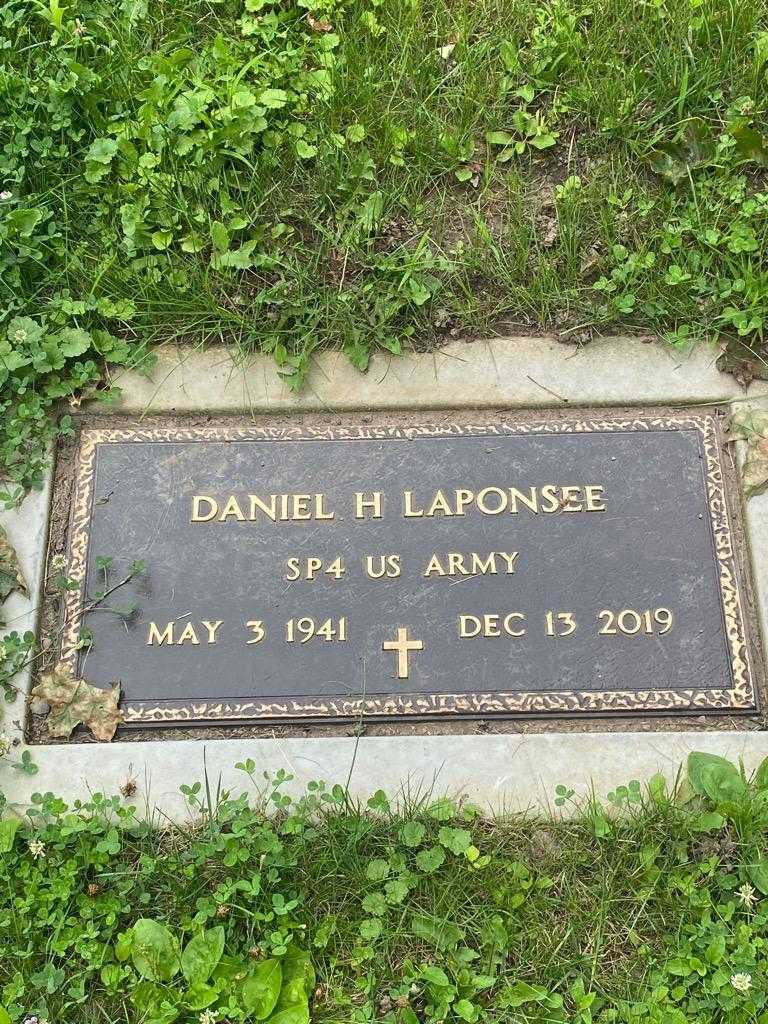 Daniel H. "Dan" Laponsee's grave. Photo 4