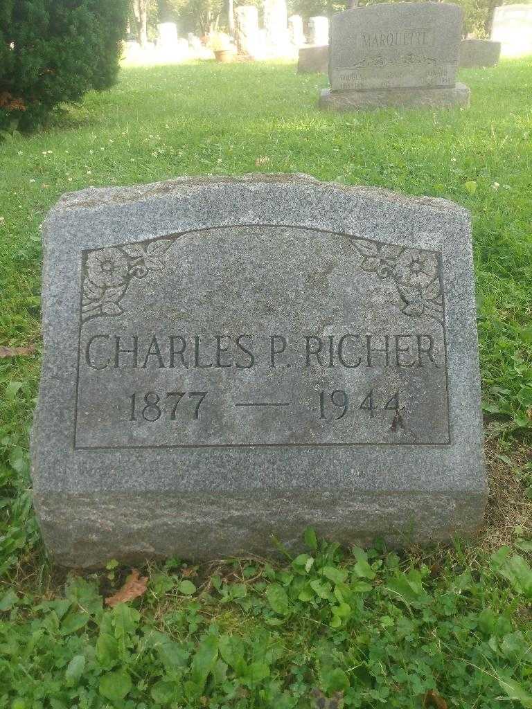 Charles P. Richer's grave. Photo 3